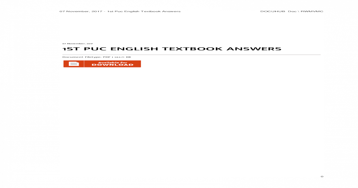 1st puc kannada textbook answers pdf download